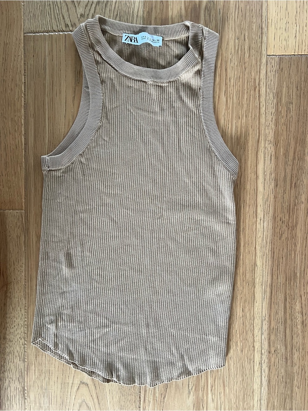 Zara Ribbed Tank Top - Picture 5 of 5